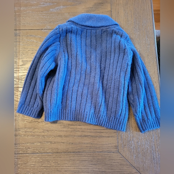 SHEIN Baby Boy Button Front Cable Knit Cardigan size 3-6M - Picture 2 of 2